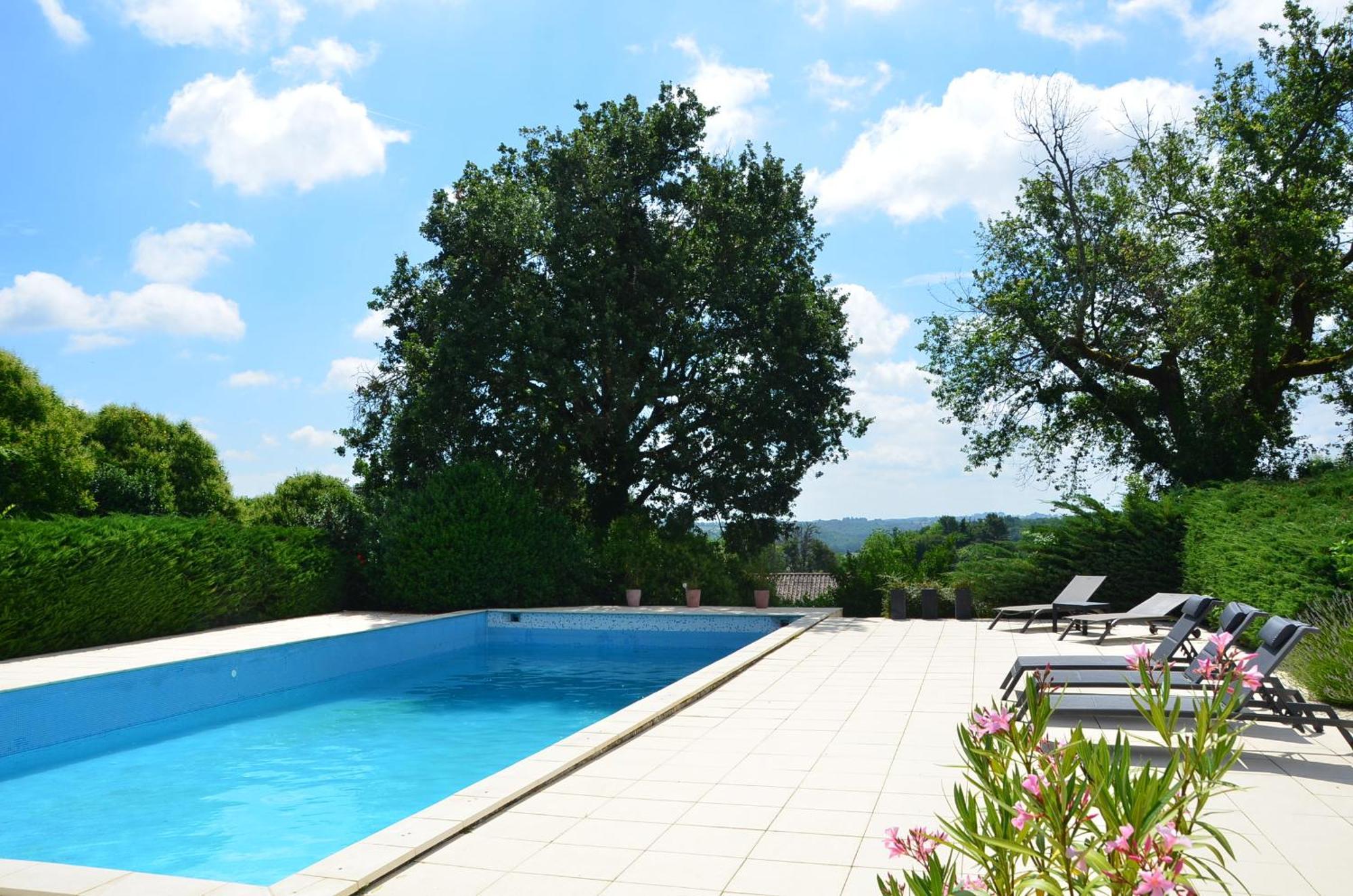 La Gentilhommiere Bed and Breakfast Saint-Aubin-de-Branne Buitenkant foto